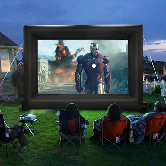 Backyard Movie Night Movie Screen Rental